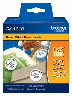 Brother DK-1218 round labels