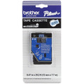 Brother TC6001 12mm Black On Blue P-touch Tape, TC-6001