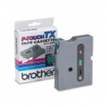 Brother TX7311 12mm Black On Green P-touch Tape