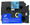 LMeMQ531 black and pastel blue label tape
