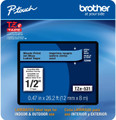 Brother TZe531 1/2 In. Black On Blue P-touch Tape, 12mm Label