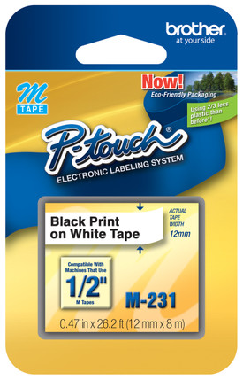 Brother M231 p-touch tapes