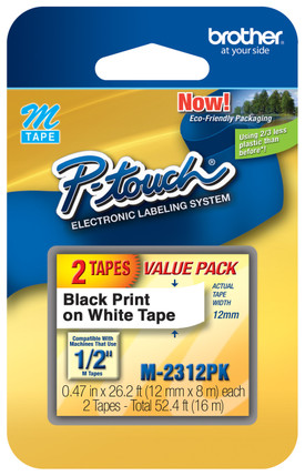 Brother M231-2PK p-touch tapes