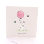 Bunny Congrats Pink
