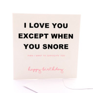 Snoring Birthday