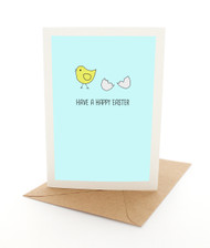 Happy Easter Chick - Blue