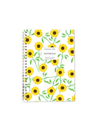 A5 Notebook - Sunflower Scatter