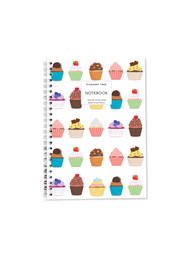 A5 Notebook - Cupcakes