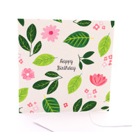 Pink Bright Birthday Flowers