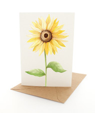 Watercolour Sunflower