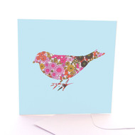 Fabric Bird Blue