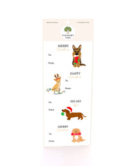 Christmas Canines - Sticky Labels