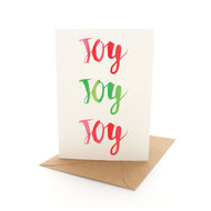 Xmas Letters Joy x 3