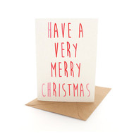 Xmas Letters Very Merry