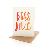 Kiss Hug Letters