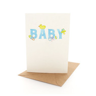 Baby Letters Blue