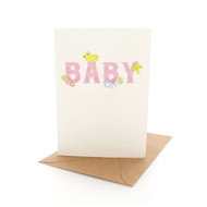 Baby Letters Pink