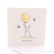 Bunny Congrats Yellow