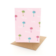 Sunny Xmas - Pink Palms