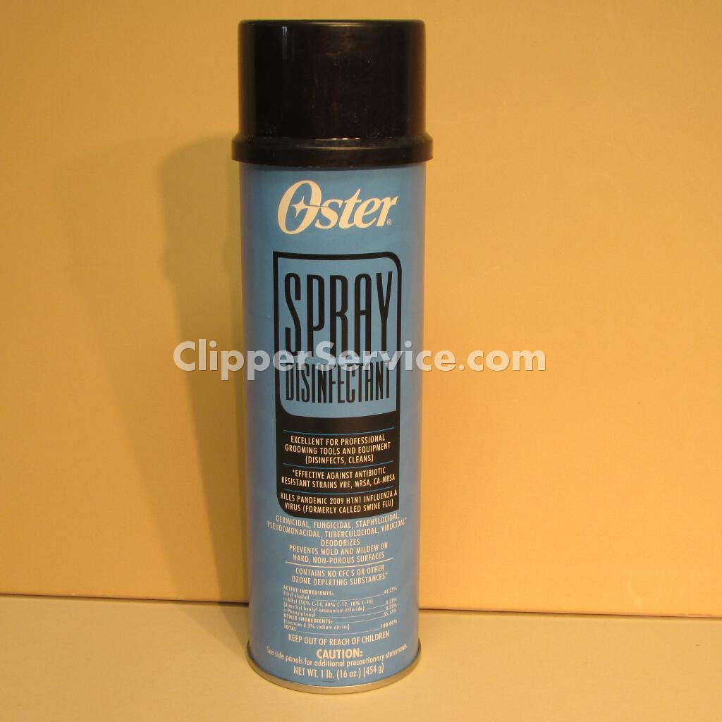 Oster Spray Disinfectant (16 oz) - Huff's Clipper Repair & Sharpening