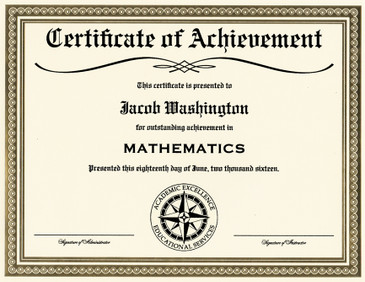 Certificate of Achievement