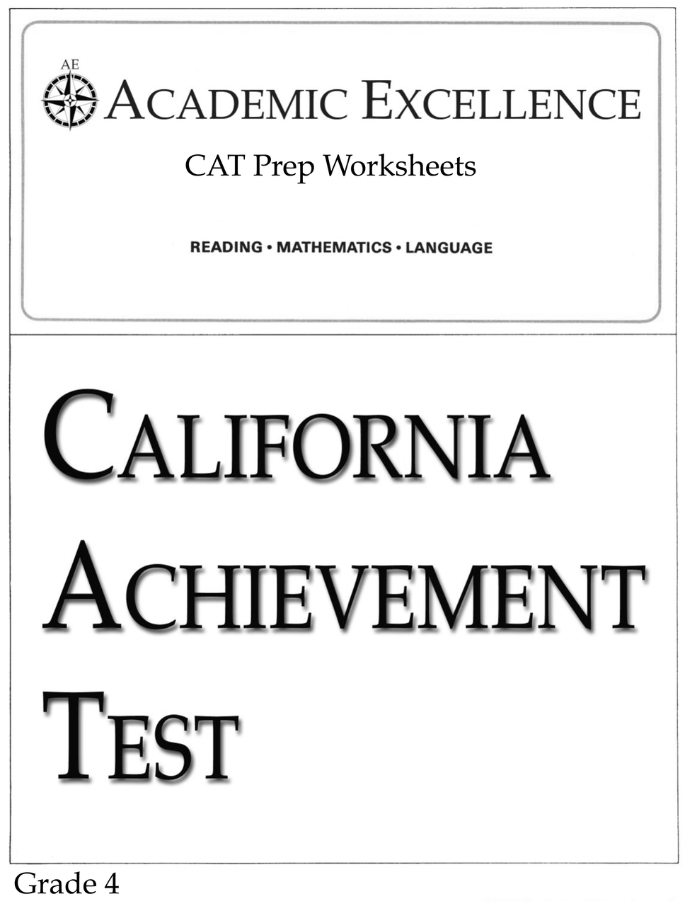 cat prep pack grade 4 pdf download academic excellence