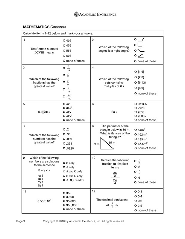 Cat Prep Pack Grade 11 Pdf Download Academic Excellence