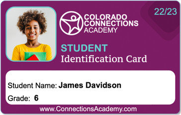 Colorado Connections Academy Student ID Card