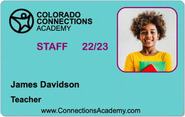 Colorado Connections Academy Staff ID Card