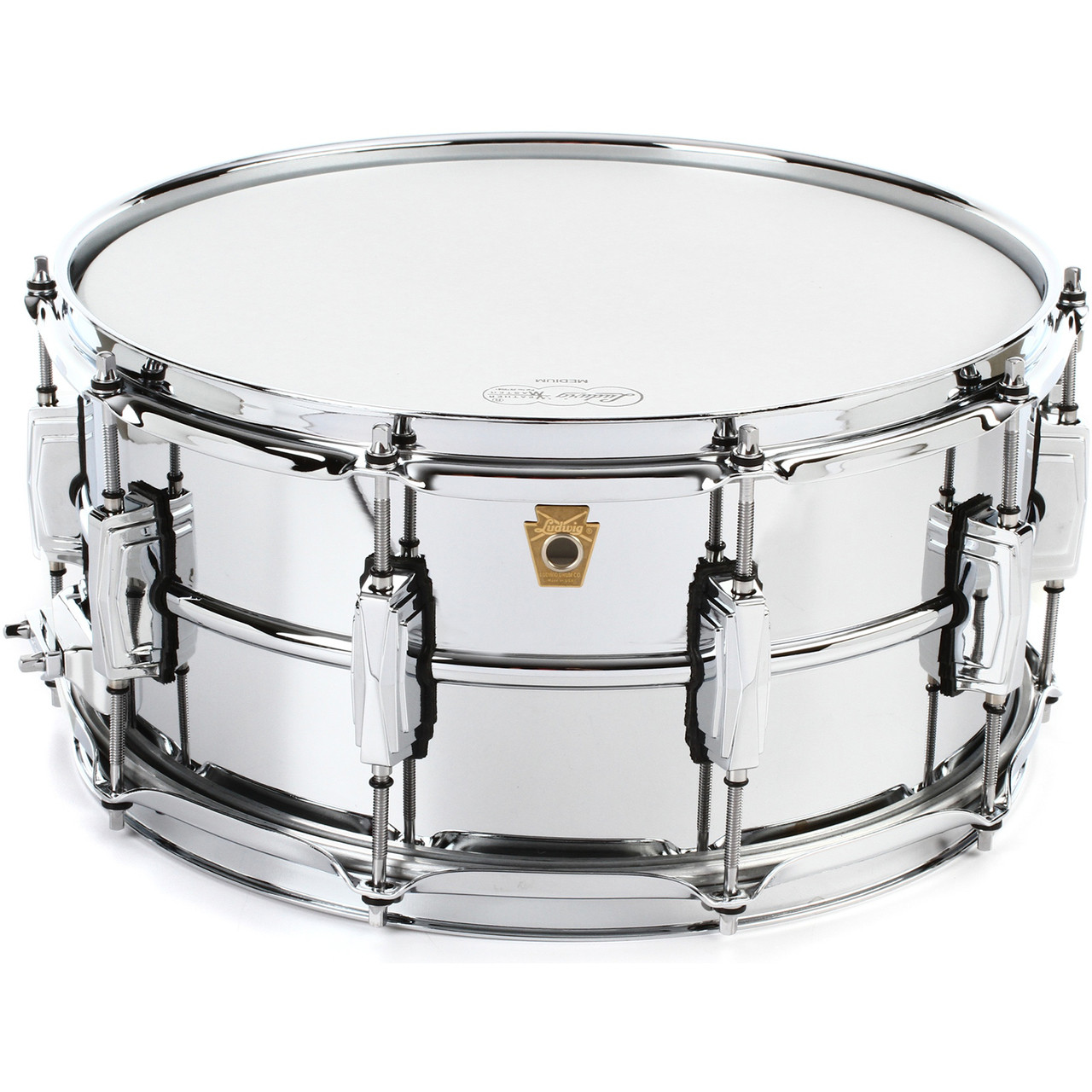 Ludwig LM402 SupraPhonic 6.5" x 14" Snare Drum w/ Imperial Lugs