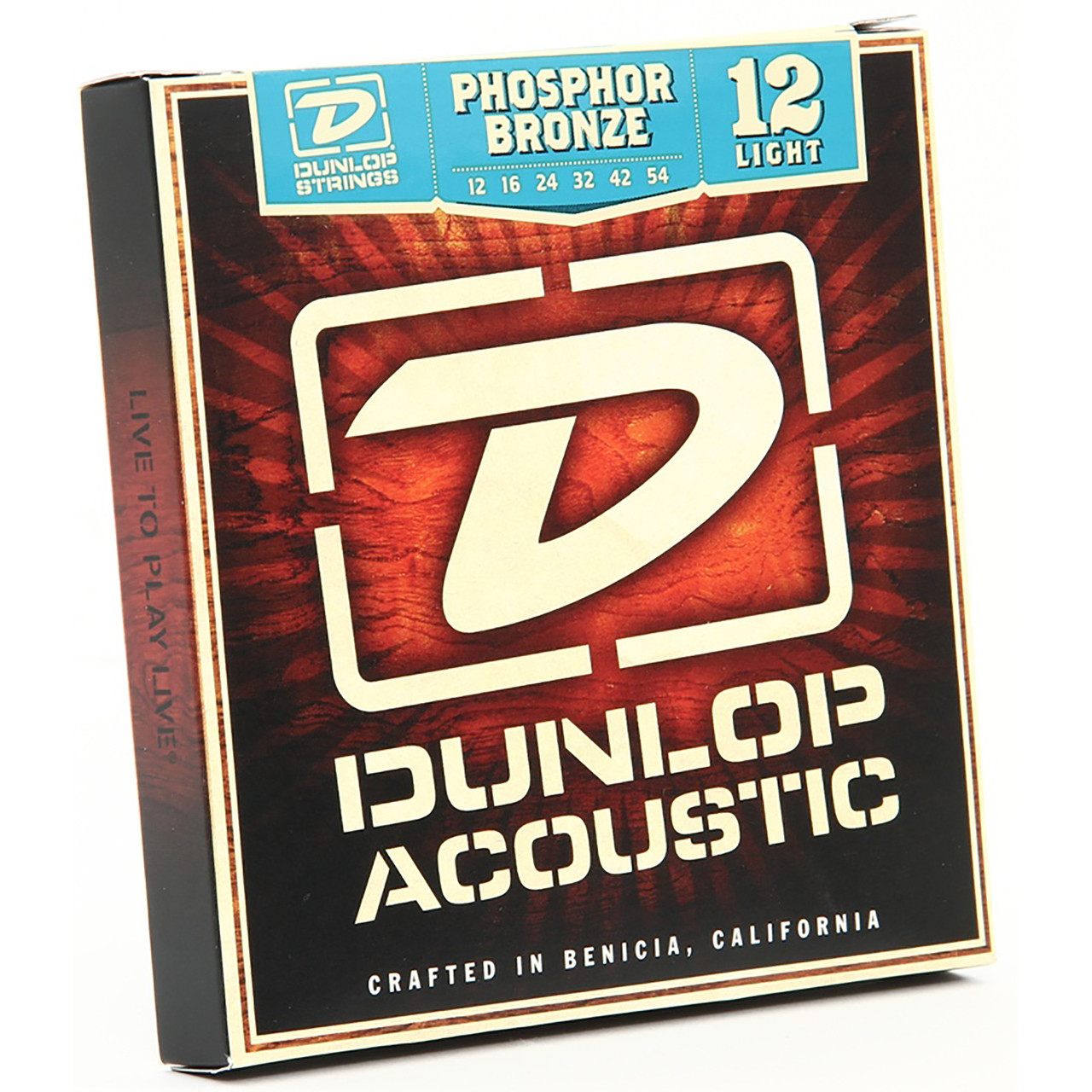 Dunlop DAP1254 Acoustic Guitar Strings Light Gauge 1254, Phosphor Bronze