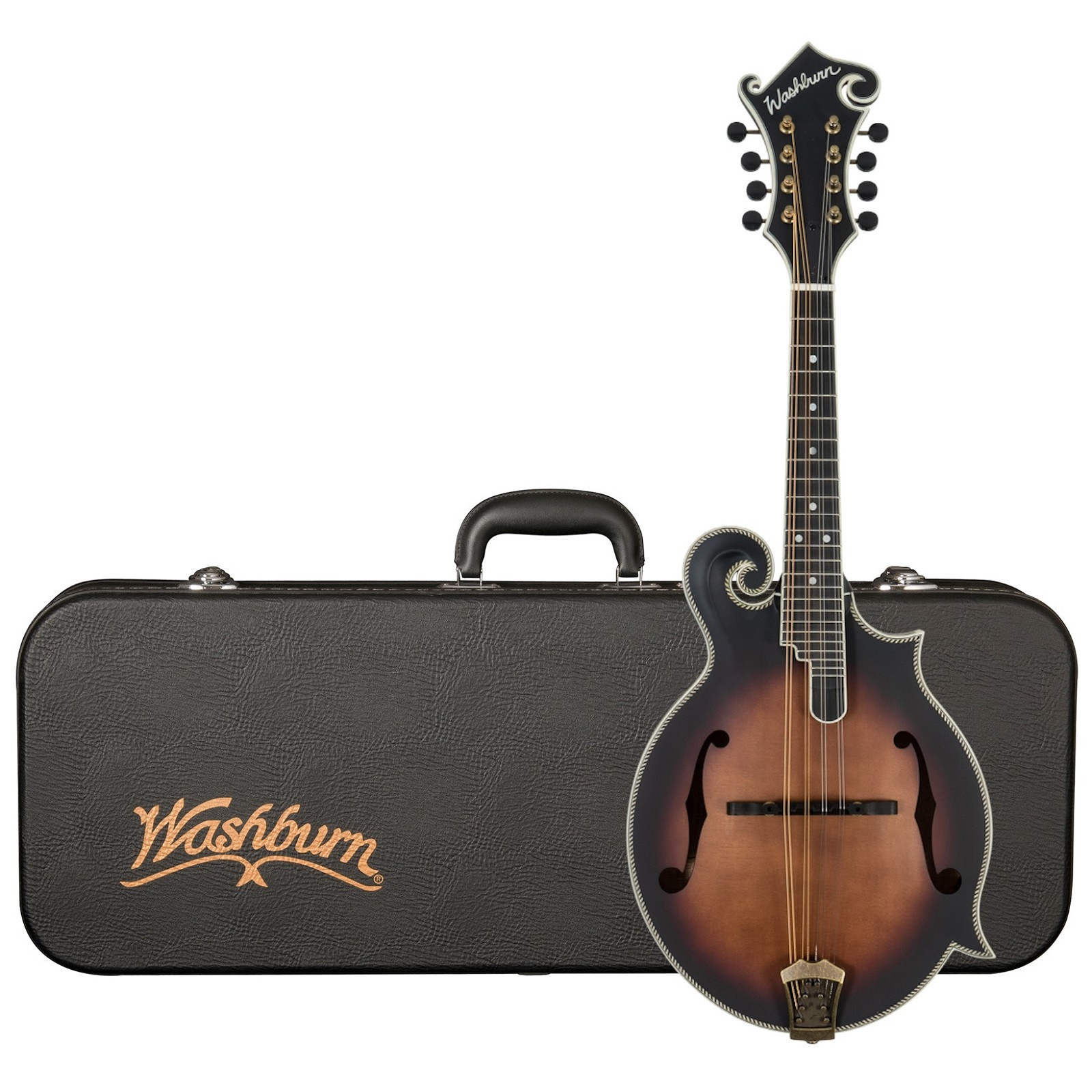 Washburn M118SWK Americana AllSolid FStyle Mandolin with Case