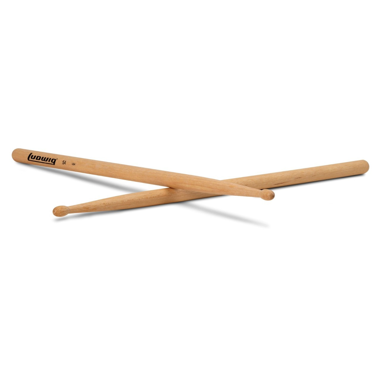 New Ludwig 7A Wood Tip Olive Bead Drumsticks