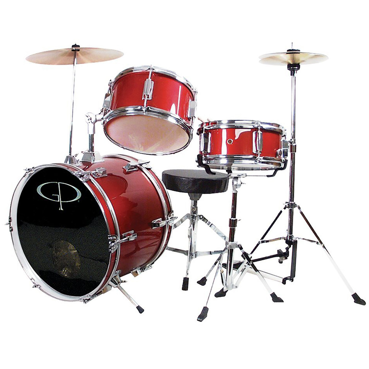 GP Percussion GP50 Complete 3Piece Junior Child Size Drum Set