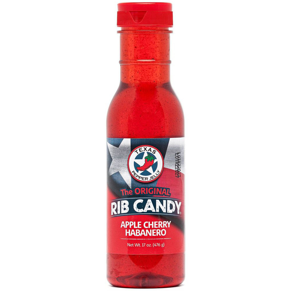 Texas Pepper Jelly Rib Candy Apple Cherry Habanero 12 oz.