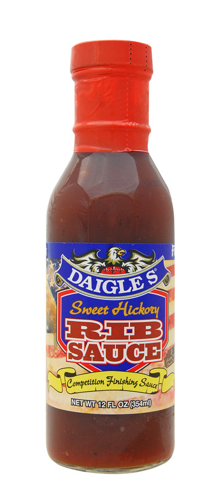 Daigle's Sweet Hickory Rib Competition BBQ Finishing Sauce