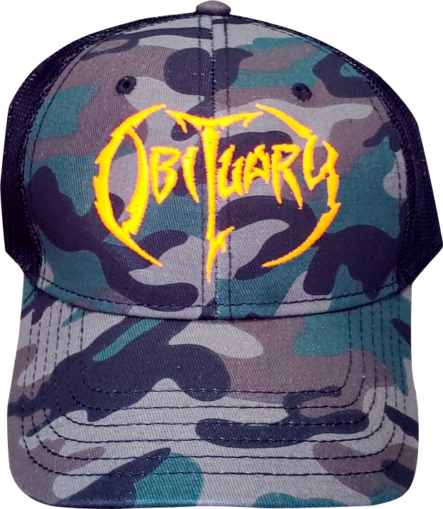 camo obituary hat