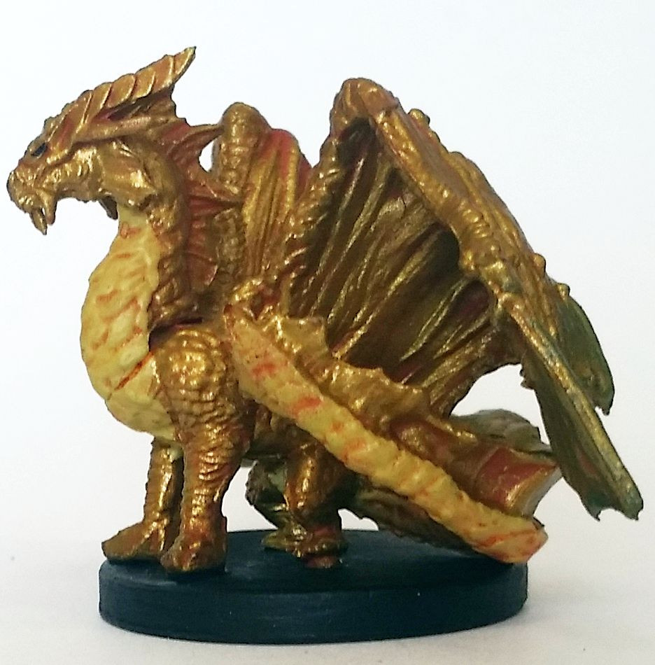 Monster Menagerie 2 38 - Gold Dragon Wyrmling - Beholder The Bargains.
