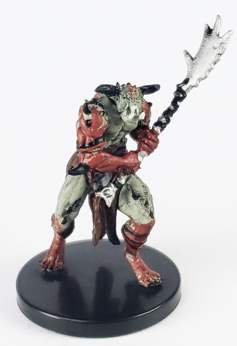 Waterdeep Dungeon of Mad Mage ~ TANARUKK #37 Icons D/&D rare miniature orc demon