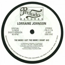 Lorraine Johnson - The More I Get The More I Want - 12" Vinyl
