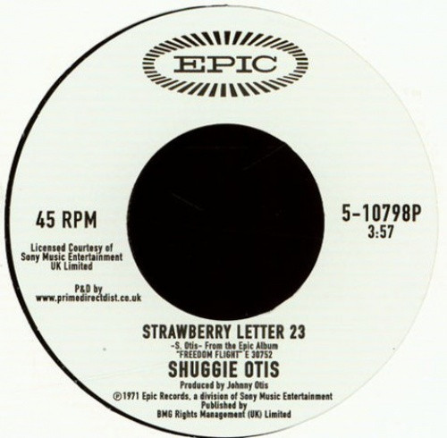 Shuggie Otis Strawberry Letter 23 Rsd 7 Vinyl Ear Candy Music