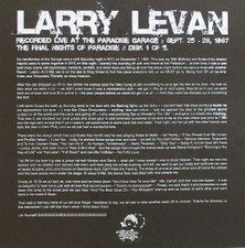 Larry Levan - Final Nights Of Paradise 1/5 - 12" Vinyl