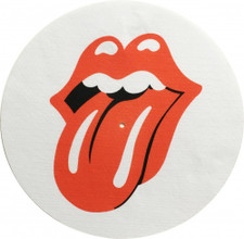 The Rolling Stones - Tongue Logo (White) - Single Slipmat