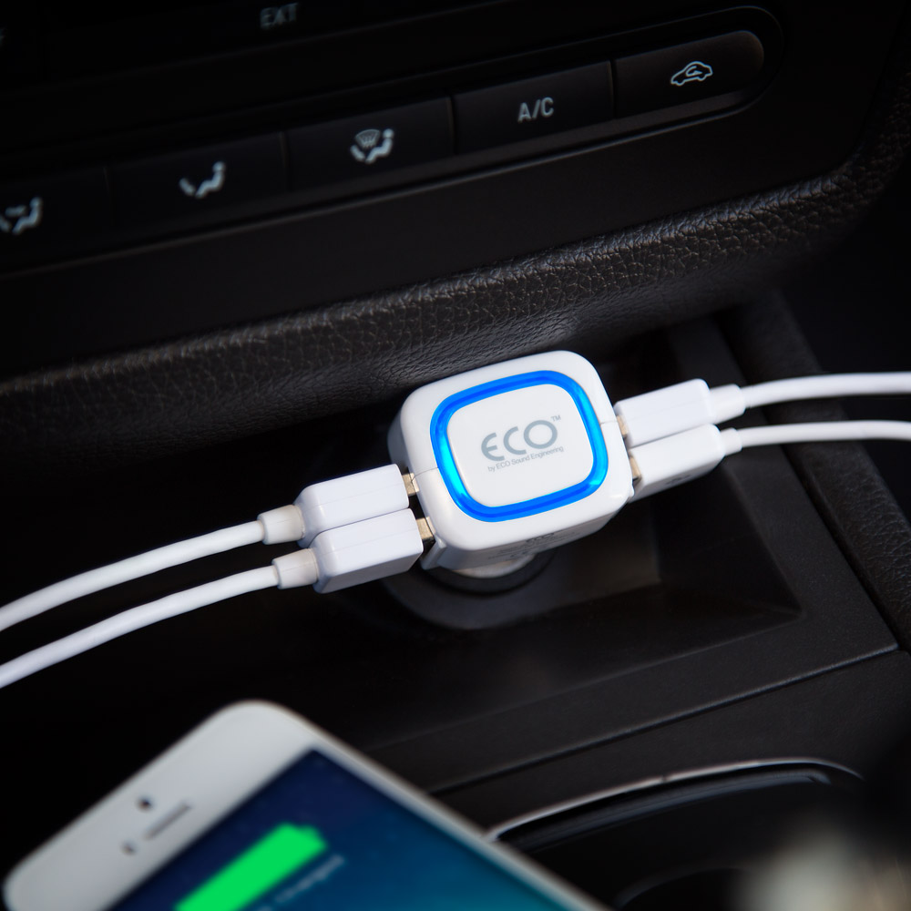 ECO USB car charger for most cell phones