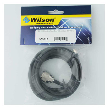 Wilson 10' RG58 Low Loss Coax Cable Extension N-Male to SMA-Male | 955812