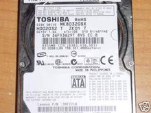 TOSHIBA MK8032GSX, HDD2D32 T ZK01 T, 80GB, SATA