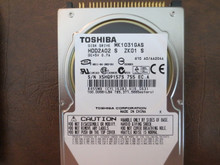 Toshiba MK1031GAS HDD2A02 S ZK01 S 610 A0/AA204A 100gb IDE/ATA