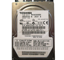 Toshiba MK8032GSX (HDD2D32 B ZK01 S) 010 A0/AS111G China 80gb 2.5" Sata HDD
