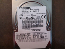 Toshiba MK1032GSX HDD2D30 B ZK01 S 010 C0/AS021G 100gb 2.5" Sata