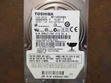 Toshiba MK1655GSX HDD2H25 F VL01 T 010 A0/FG011C 160gb Sata